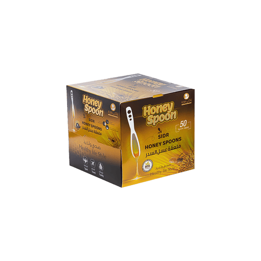 ملاعق عسل السدر 50 قطعة شحن مجانا للسعودية