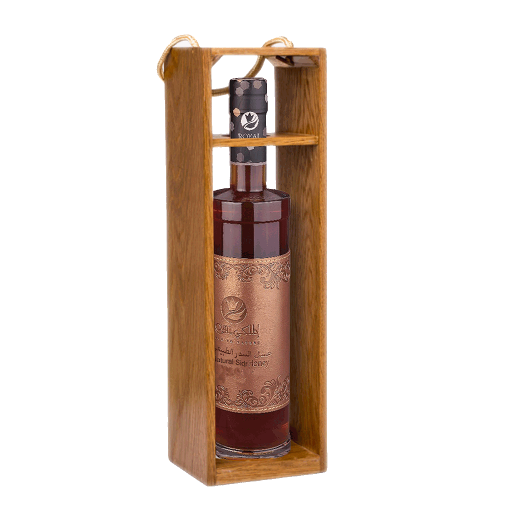 عسل السدر الإماراتي مع صندوق خشبي فاخر 1 كغ
