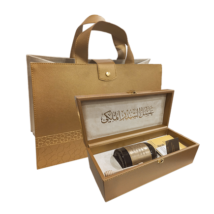 Emirates Sidr Honey with Leather Case – 550G – luxury Gift (National Day)