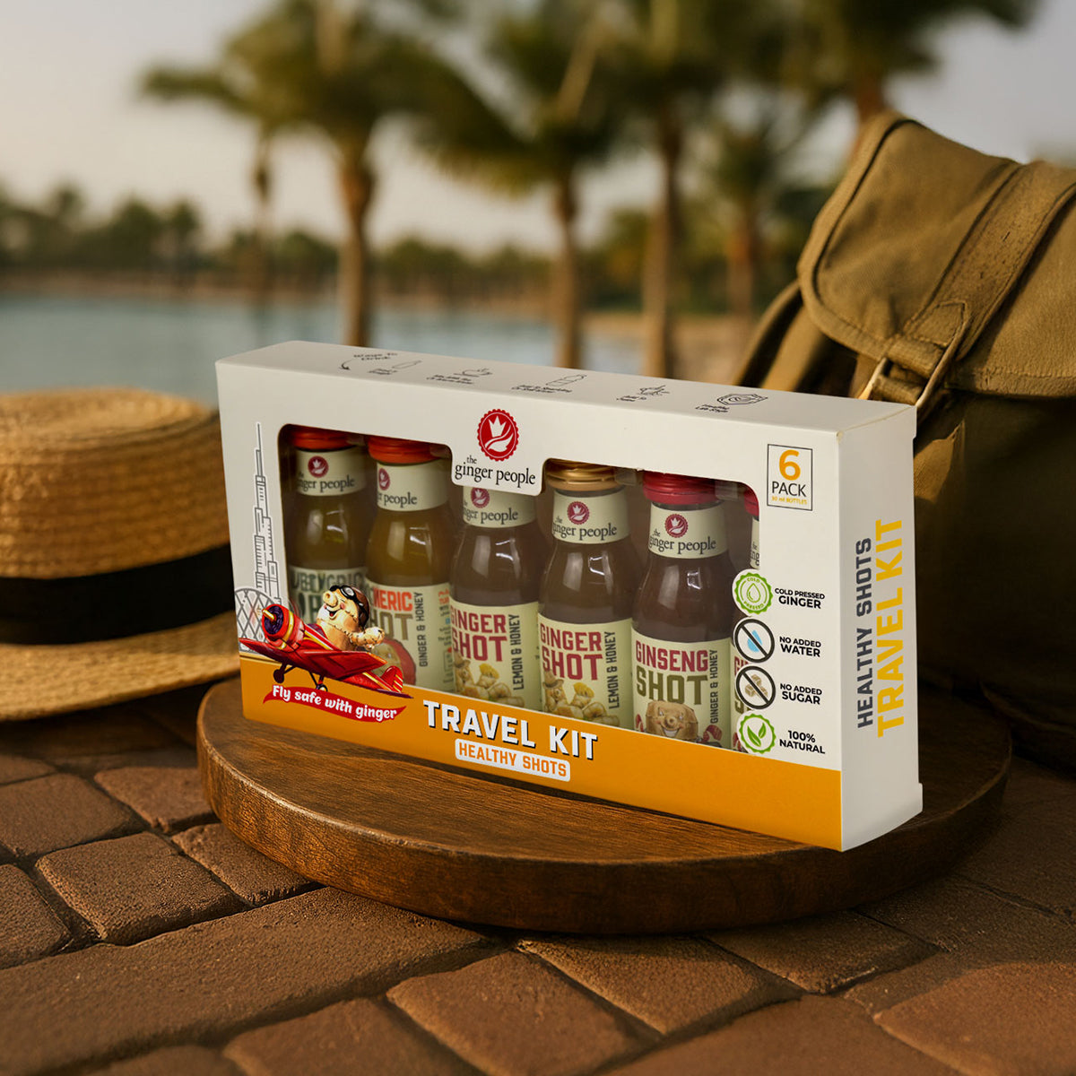 مجموعة الطاقة وتعزيز المناعة في السفر 6 قطع