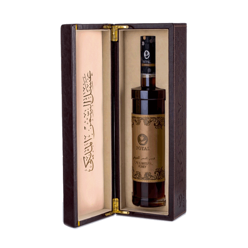 Leather Samar Honey Bottle 1kg Open Box