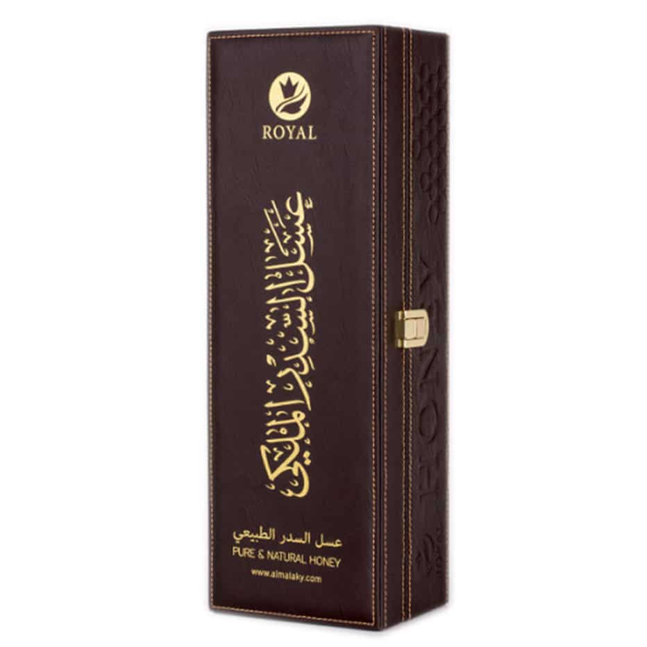 Samar Emirates Honey with Leather Box