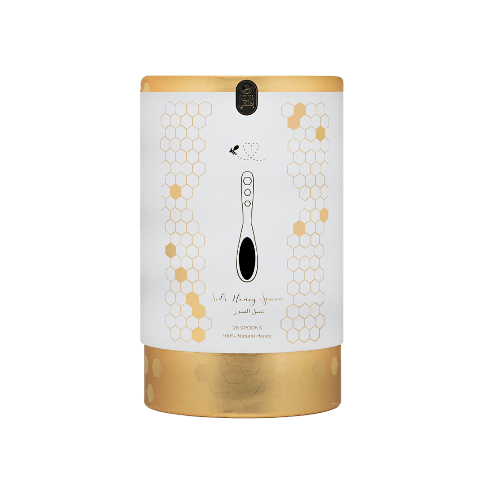 ملعقة عسل السدر الإماراتي 20 ملعقة – كرتون ذهبي