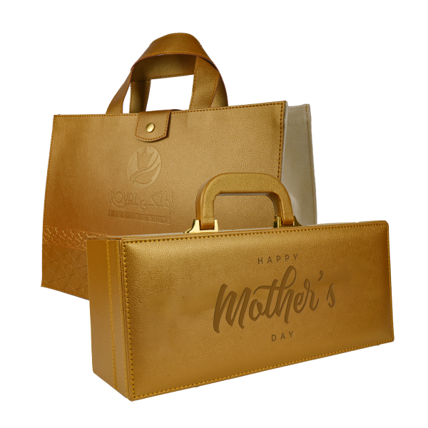 Emirates Sidr Honey with Leather Case, Handle and Leather Bag