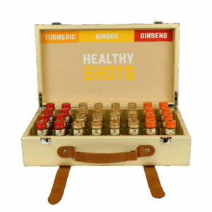 Healthy Mix Shots Kit – Premium Leather Case (32 Shots)